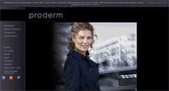 Desktop Screenshot of proderm.pl