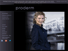 Tablet Screenshot of proderm.pl